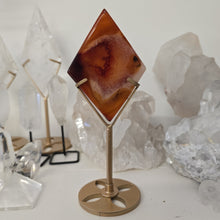 Load image into Gallery viewer, Carnelian Diamond with Stand