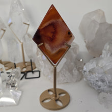 Load image into Gallery viewer, Carnelian Diamond with Stand