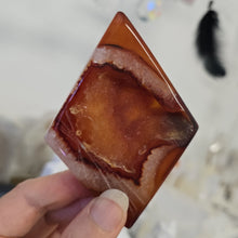 Load image into Gallery viewer, Carnelian Diamond with Stand