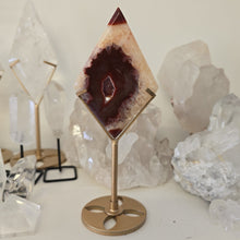 Load image into Gallery viewer, Carnelian Diamond with Stand
