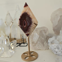 Load image into Gallery viewer, Carnelian Diamond with Stand