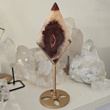 Load image into Gallery viewer, Carnelian Diamond with Stand