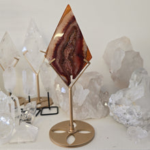 Load image into Gallery viewer, Carnelian Diamond with Stand