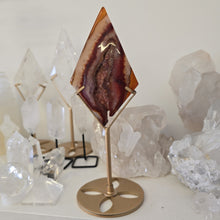 Load image into Gallery viewer, Carnelian Diamond with Stand