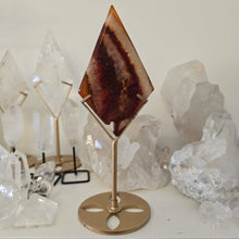 Load image into Gallery viewer, Carnelian Diamond with Stand