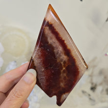 Load image into Gallery viewer, Carnelian Diamond with Stand