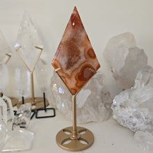 Load image into Gallery viewer, Carnelian Diamond with Stand