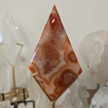 Load image into Gallery viewer, Carnelian Diamond with Stand