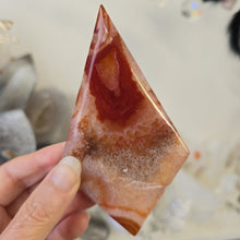 Load image into Gallery viewer, Carnelian Diamond with Stand