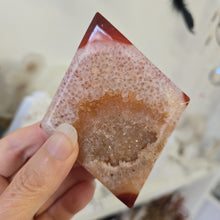 Load image into Gallery viewer, Carnelian Diamond with Stand