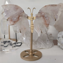 Load image into Gallery viewer, Pink Amethyst X Flower Agate Butterfly Wings
