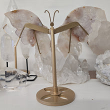 Load image into Gallery viewer, Pink Amethyst X Flower Agate Butterfly Wings