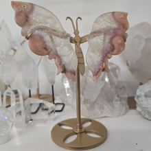 Load image into Gallery viewer, Pink Amethyst Butterfly Wings