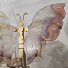 Load image into Gallery viewer, Pink Amethyst Butterfly Wings