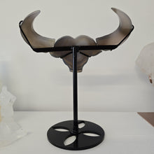 Load image into Gallery viewer, Druzy Agate Buffalo Head on Stand