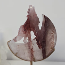 Load image into Gallery viewer, Fire Quartz Moon Howling Wolf