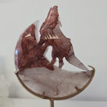 Load image into Gallery viewer, Fire Quartz Moon Howling Wolf