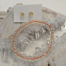 Load image into Gallery viewer, Citrine Bracelet and Stud Ear-ring Set