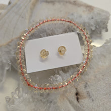 Load image into Gallery viewer, Citrine Bracelet and Stud Ear-ring Set