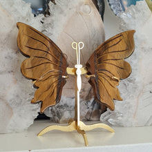 Load image into Gallery viewer, Tiger Eye Butterfly with Stand