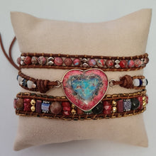 Load image into Gallery viewer, Vibrant Heart Protection Wrap Bracelet