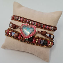 Load image into Gallery viewer, Vibrant Heart Protection Wrap Bracelet