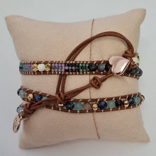 Load image into Gallery viewer, Healing Blue Sodalite Wrap Bracelet