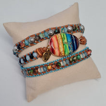 Load image into Gallery viewer, Healing Chakra Heart Wrap Bracelet