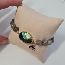 Load image into Gallery viewer, Labradorite Gemstone Bracelet