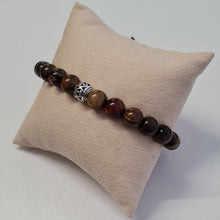 Load image into Gallery viewer, Men's Tiger's Eye Tibetan Bracelet