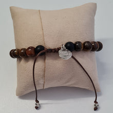 Load image into Gallery viewer, Men's Tiger's Eye Tibetan Bracelet