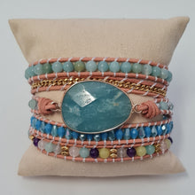 Load image into Gallery viewer, Healing Amazonite Protection Wrap Bracelet