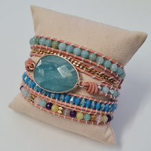 Load image into Gallery viewer, Healing Amazonite Protection Wrap Bracelet
