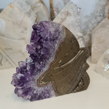 Load image into Gallery viewer, Amethyst Cluster Mermaid with Stalactite