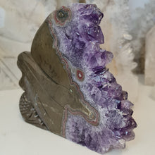 Load image into Gallery viewer, Amethyst Cluster Mermaid with Stalactite