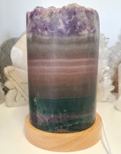 Load image into Gallery viewer, Rainbow Fluorite Lamp