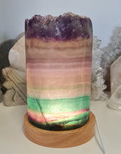 Load image into Gallery viewer, Rainbow Fluorite Lamp