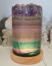 Load image into Gallery viewer, Rainbow Fluorite Lamp
