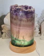 Load image into Gallery viewer, Rainbow Fluorite Lamp
