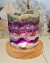 Load image into Gallery viewer, Rainbow Fluorite Lamp