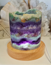Load image into Gallery viewer, Rainbow Fluorite Lamp
