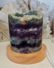 Load image into Gallery viewer, Rainbow Fluorite Lamp