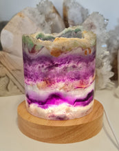 Load image into Gallery viewer, Rainbow Fluorite Lamp