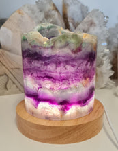 Load image into Gallery viewer, Rainbow Fluorite Lamp