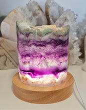 Load image into Gallery viewer, Rainbow Fluorite Lamp