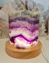 Load image into Gallery viewer, Rainbow Fluorite Lamp
