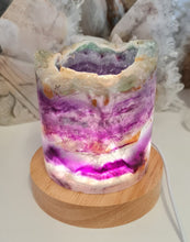 Load image into Gallery viewer, Rainbow Fluorite Lamp