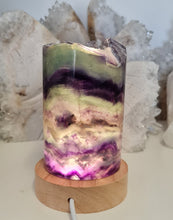 Load image into Gallery viewer, Rainbow Fluorite Lamp