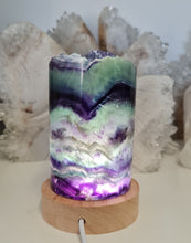 Load image into Gallery viewer, Rainbow Fluorite Lamp