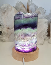 Load image into Gallery viewer, Rainbow Fluorite Lamp